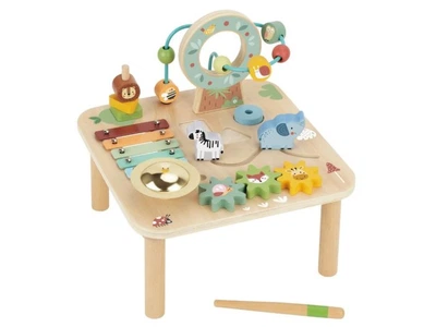 Дерев'яний розвиваючий центр столик Лісові друзі, Tooky Toy, TJ005