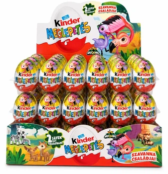 Шоколад Kinder Сюрприз Тваринки 20г.