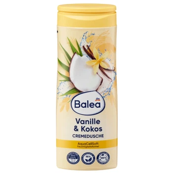 Крем-гель для душа Balea Vanille & Cocos с ароматом ванили и кокоса 300 мл