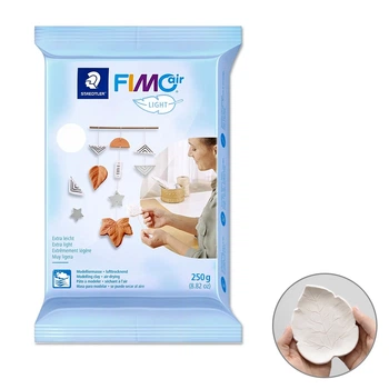 Пластика самозастывающая FIMO Air Light, белая, 250 г, легкая масса для лепки и моделирования