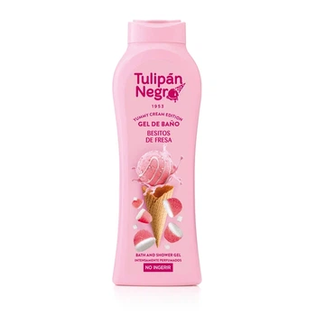 Гель для душу Tulipan Negro Yummy Cream "Полуничний поцілунок", 650 мл