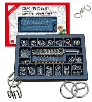 Игрушка "Металлические головоломки", 20 в 1 (26136G)