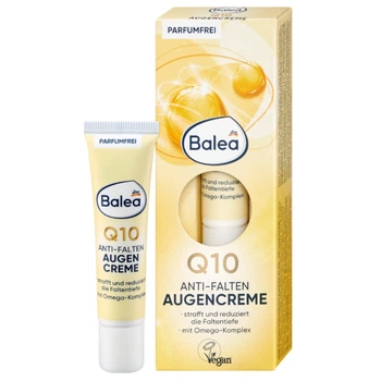 Крем от морщин для кожи вокруг глаз Balea Q10 Anti-Falten Augencreme с коэнзимом Q10 30+ 15 мл