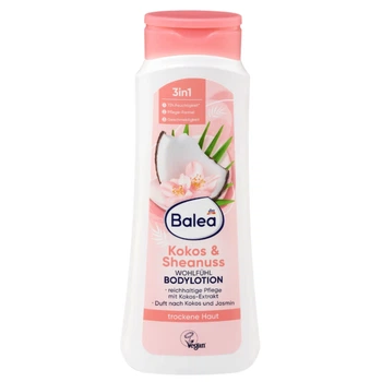 Лосьон для тела Balea Body Lotion Coconut & Shea с ароматом кокоса и маслом ши, 400 мл