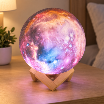 Настольный LED ночник "Galaxy Magic" 3D RGB с пультом и аккумулятором