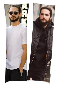 Дакимакура 150х50 см Том Каулитц Tokio Hotel Подушка с двухсторонней наволочкой
