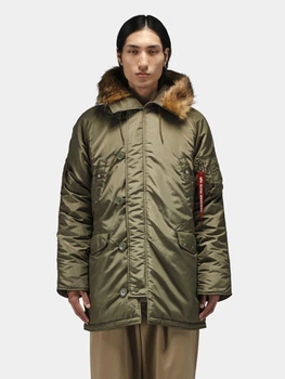 Парка Alpha Industries 10267375 Зелёный S ALD499