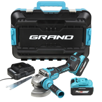 Аккумуляторная угловая шлифмашина Grand МШУ-20BL/HS