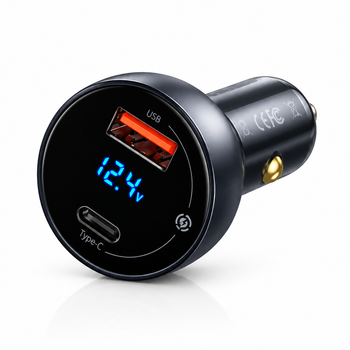 Baseus 65W автомобільний зарядний пристрій PPS PD/QC4.0 USB-C/USB-A 78346