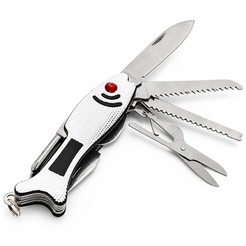 Мультитул Fishing Multitool 6 в 1 9 см (WTH37774-1) -Чорний + Срібло