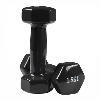 Гантели для фитнеса 3 кг (1,5 кг х 2 шт) черные 80022-V15BK