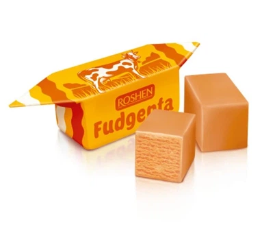 Цукерки ірис Roshen Fudgenta 0.5 кг ( Фуджента )