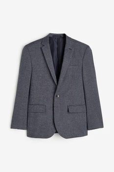 Піджак slim fit H&M 1006682001c70 50 синій (100015495)