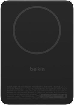Powerbank Belkin BoostCharge Slim Magnetic 5000 mAh 15W Black (BPD011HQBK)