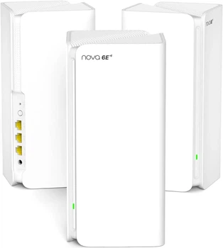 Маршрутизатор Tenda Nova MX21 Wi-Fi 6E AXE5700 Белый (102279319)