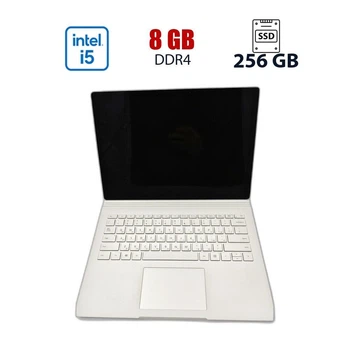 Ноутбук-трансформер Б-клас Microsoft Surface Book 3 / 13" (3000x2000) IPS / Intel Core i5-1035G7 (4 (8) ядер по 1.2 - 3.7 GHz) / 8 GB DDR4 / 256 GB SSD / Intel Iris Plus Graphics / WebCam б/в