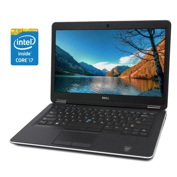 Ультрабук Б-клас Dell Latitude E7440 / 14" (1366x768) TN / Intel Core i7-4600U (2 (4) ядра по 2.1 - 3.3 GHz) / 8 GB DDR3 / 120 GB SSD / Intel HD Graphics 4400 / WebCam б/в