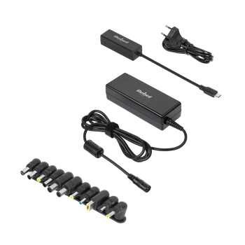 Блок питания универсальный Rebel 90W 15-20V 12 насадок с Power Delivery (KOM0962)