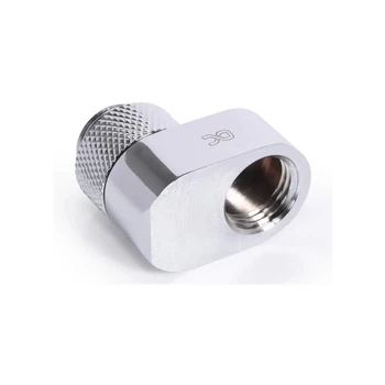 Фітинг для СРО Alphacool Eiszapfen 16mm off set fitting rotatable - chrome (17602)