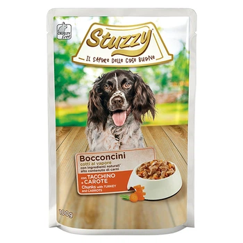 Влажный корм в соусе консервы для собак пауч Stuzzy Dog Turkey Carrot индейка морковь 100 г (1033302)