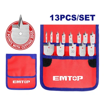 Набор сверл EMTOP EWFD41301, 13 шт.