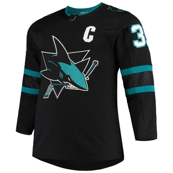 Хоккейная джерси San Jose Sharks Logan Couture 46 Чорная