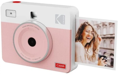 Камера моментальной печати Kodak Mini Shot 3 Retro 4Pass 2-in-1 Digital Camera Pink (KOCAMC300RPK)