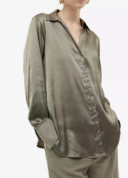 Сорочка H&M 060939703_haki S Хакі (6666000370075)