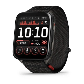 Смарт-часы Garmin Venu X1Black с титановым Slate корпусом
