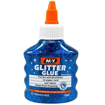 Клей декоративный "Металлик Glitter" DSCN4619(Blue) 100 мл