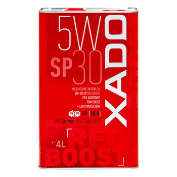 Масла моторные XADO Atomic Oil 5W-30 SP Red Boost (банка 4 л)