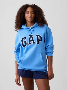 Худі тепле оверсайз жіноче GAP 233669165 XL Блакитне (1162460711)