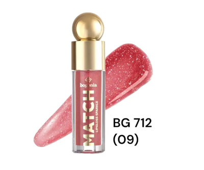 Блеск для губ BG 712 Match Lipgloss Sparkle Bogenia 009 4.6 мл