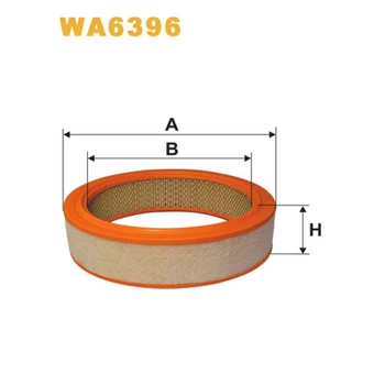 Фильтр воздушный WIX FILTERS ВАЗ 2101 с войлоком, в упаковке (WA6396)