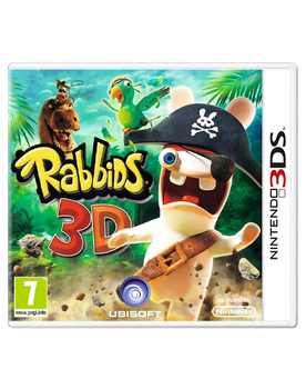 Игра Nintendo 3DS Rabbids 3D Europe Английская Версия Без Коробки Б/У