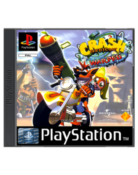 Гра Sony PlayStation 1 Crash Bandicoot 3: Warped Europe Англійська Версія Б/У