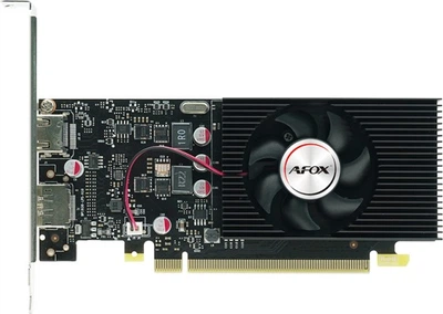 Видеокарта AFOX PCI-Ex GeForce GT 1030 2GB GDDR5 (64bit) (1468/6000) (DisplayPort, HDMI) (AF1030-2048D5L5-V4)