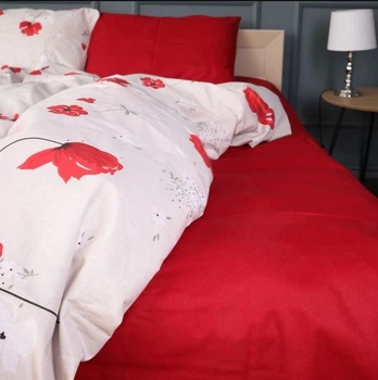 Простынь Ranforce Elite 17-0754 Scarlet Poppies 220*240