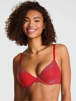 Бюстгальтер с косточками Victoria's Secret 664035244 36A Красный (1162149453)