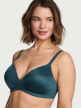 Бюстгальтер с косточками бесшовный Victoria's Secret 90010386 36D Бирюзовый (1162497050)