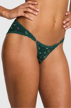 Трусики слип Victoria's Secret 4(L) Зелёный (157521)