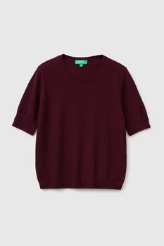 Джемпер Benetton 42(S) Бордовый (153724)
