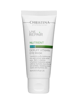 Вітамінна омолоджувальна маска для шкіри навколо очей Christina Line Repair Nutrient Depuff Vitamin Eye Mask — зменшення набряків