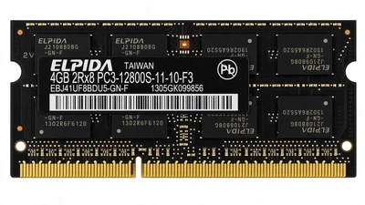 Оперативная память для ноутбука Elpida SO-DIMM DDR3 4GB 1600MHz PC3-12800 2Rx8 Б/У
