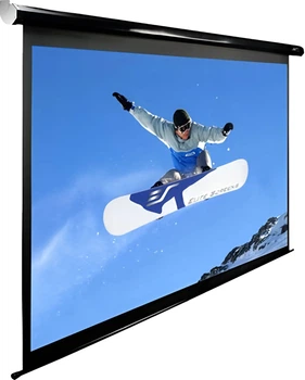 Ekran projekcyjny elektryczny ścienny Elite Screens Electric100H 100" (16:9) 124.5 x 221.5 Black Case (6944904402048)