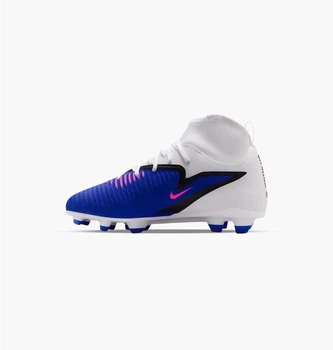Бутсы детские Nike Phantom 6 High Club Fg/Mg Soccer Cleats Blue/White 38 HQ2022-446