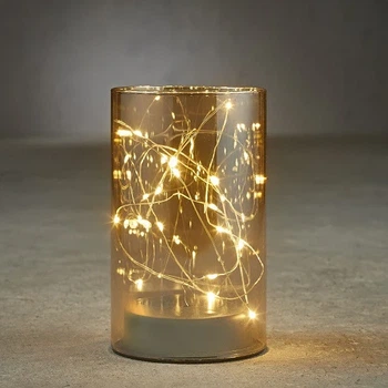 Декоративный светильник Luca Lighting стекло 15х9 см золотой