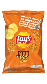 Чіпси Lay's 95г Макарони з сиром