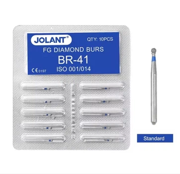 Набір алмазних борів 10 шт BR 41 ISO 001014 JOLANT