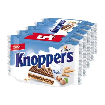 Вафлі Knoppers Crunchy crispy (5шт) 125 г